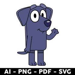 bluey jean luc svg, jean luc dog svg, bluey svg, bluey dog svg, cartoon svg - digital file