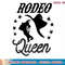 Cute Rodeo Queen  Funny Western Barrel Racing Girl Gift T-Shirt copy.jpg