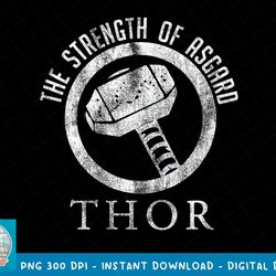 Marvel Thor The Strength Of Asgard Graphic T-Shirt T-Shirt copy