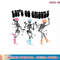 Dancing Skeleton Cowboy Let's Go Ghouls Western Halloween T-Shirt copy.jpg