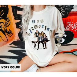 vintage one direction old school t-shirt, one direction shirt, one direction merch, 1d gift, gift for fan 1d