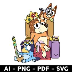 mum bluey bingo svg, bingo dog svg, mum svg, bluey svg, bluey dog svg, cartoon svg - digital file