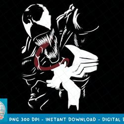 Marvel Venom Close Up Roar Paint Art Graphic T-Shirt T-Shirt copy