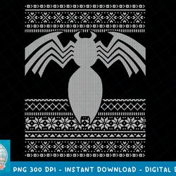 marvel venom logo ugly christmas sweater graphic t-shirt t-shirt copy