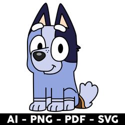 bluey socks svg, socks dog svg, socks svg, bluey svg, bluey dog svg, cartoon svg - digital file