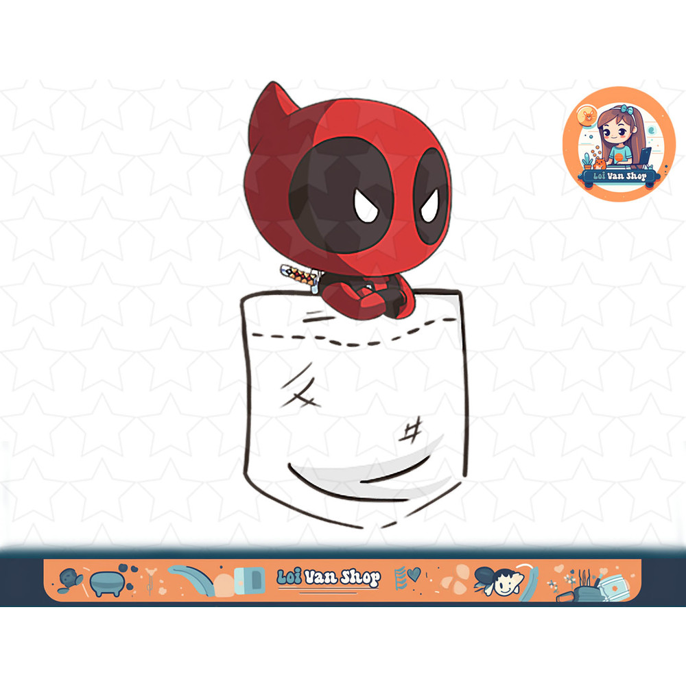 Marvel Deadpool Peekaboo Chibi Faux Pocket Graphic T-Shirt T-Shirt copy.jpg