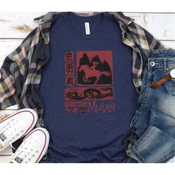 mulan sweatshirt, mulan live action, red block art graphic tee, mulan graphic, disney sweatshirt, mulan tee, walt disney