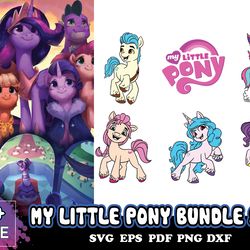 my little pony bundle svg, pony svg, unicorn svg
