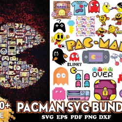 160 files pacman svg bundle, game over svg