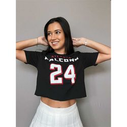 atlanta falcons crop tee