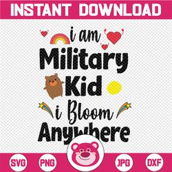 Month of the Military Child SVG - PNG - DXF - Eps - Fcm - Silhouette - Cricut - Military Child Dandelion - Purple Up For