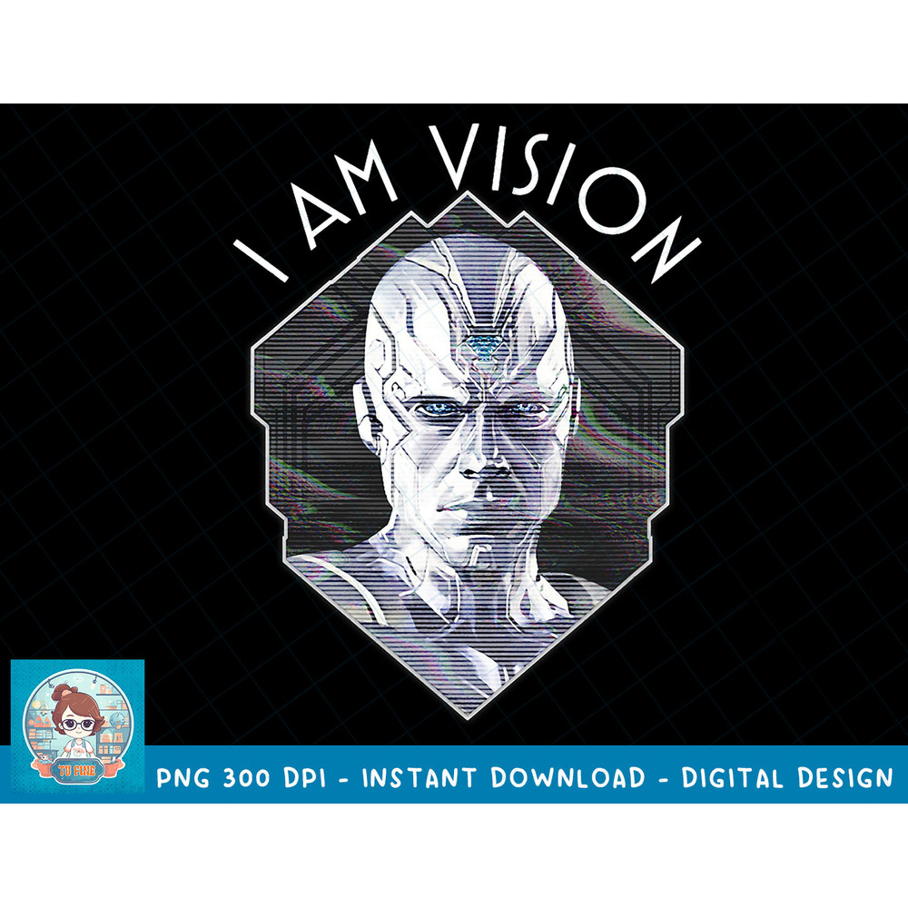 Marvel WandaVision I Am Vision White Appearance T-Shirt copy.jpg