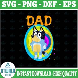 bluey dad lover forever png, bluey dad, bluey, father's day png, happy father day, gift for father for dad
