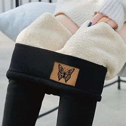 super thick cashmere wool leggings women