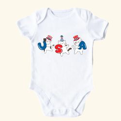 baby usa cat onesie, baby 4th of july outfit, baby usa romper, usa onesie, patriotic baby clothes, memorial day baby out