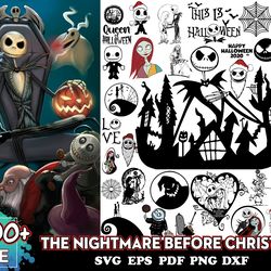 1000 the nightmare before christmas svg bundle, christmas svg, nightmare before svg, jack skellington svg, christmas cli