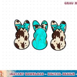 happy easter eggs cowhide bunny rabbit lover western country t-shirt copy png