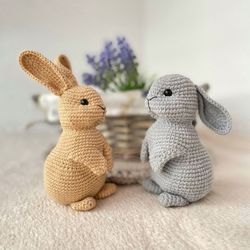 Crochet Pattern cute rabbit / Crochet PATTERN plush toy / Amigurumi stuff toys tutorial / Amigurumi pattern rabbit