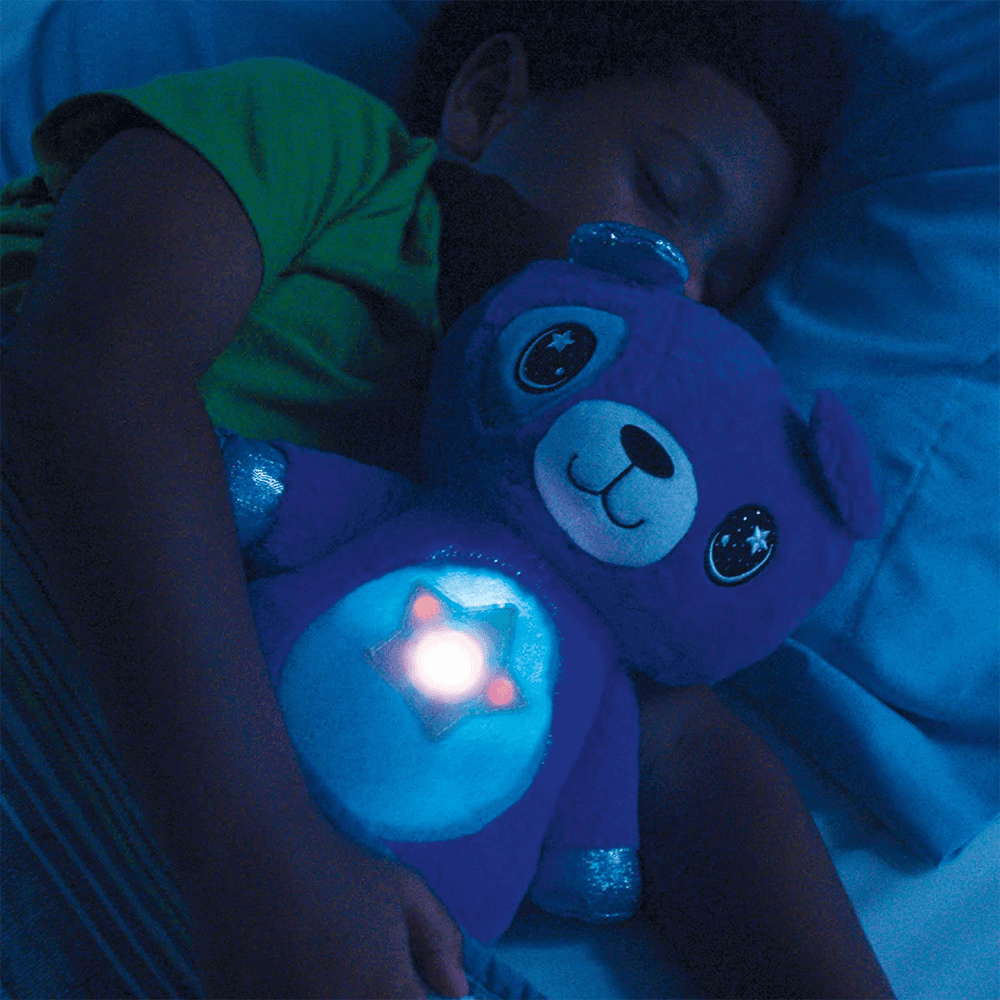 Stuffed Animal with Light Projector Blue 2