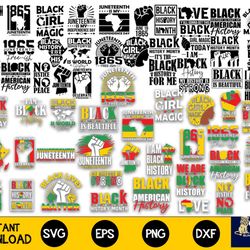 1000 file juneteenth svg, 1000file bundle juneteenth cricut