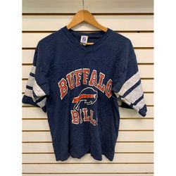 vintage logo7 buffalo bulls t-shirt size large 1990s