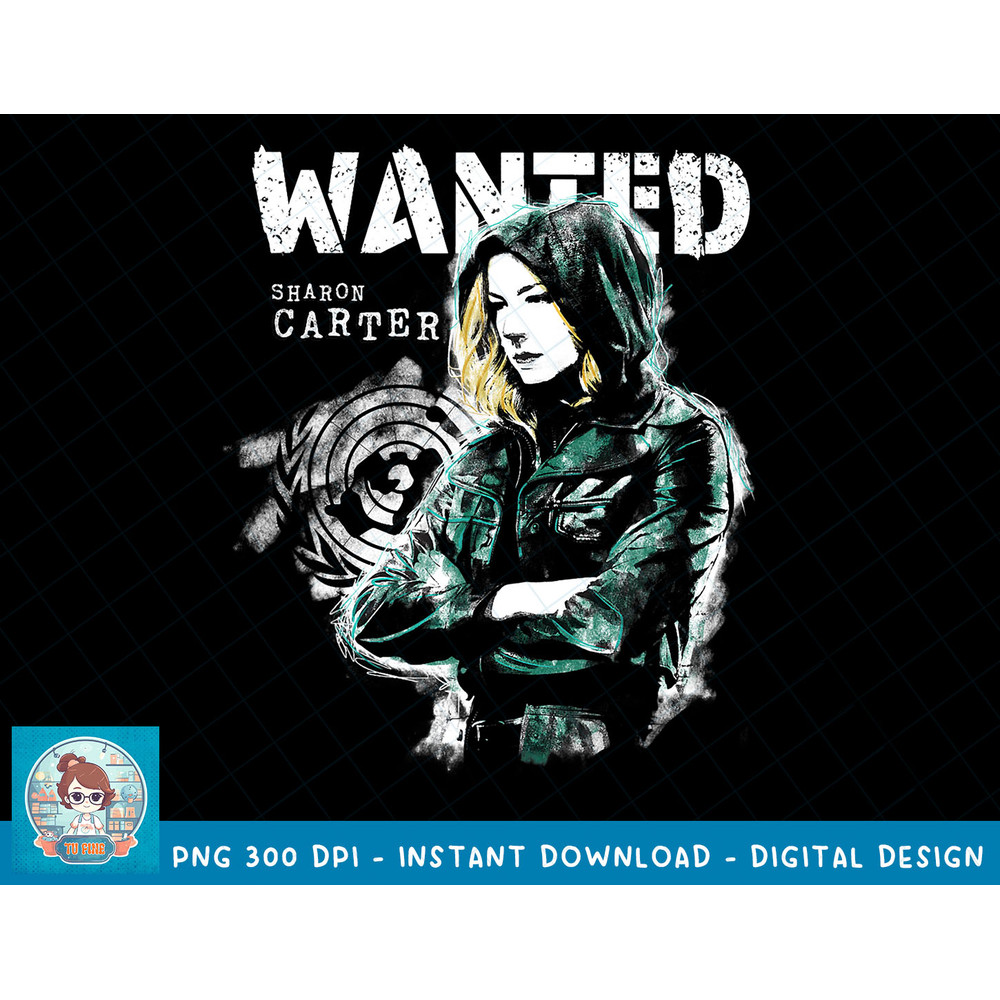 The Falcon and the Winter Soldier Sharon Carter Wanted T-Shirt copy.jpg