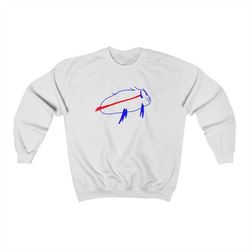 let's go buffalo, front logo only, buffalo football shirt, bills mafia crewneck, 716 crewneck josh allen