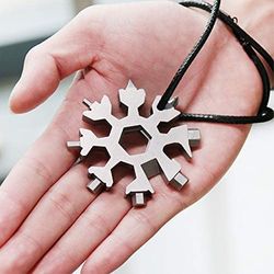 All-in-One Stainless Steel Snowflake Tool - 18 Handy Functions for Everyday Use