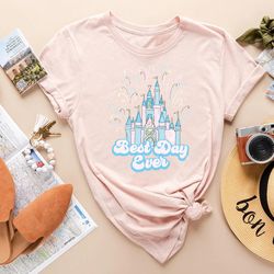 castle best day ever shirt , mouse park family trip shirts, retro pastel tee , castle mouse tee, vintage disney shirt, d