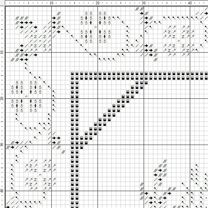 Pheasant Quartet Cross Stitch Chart Bird Vintage Scheme Pillow Bird Ornament Pdf 1