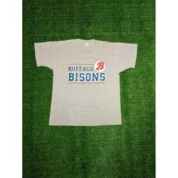 vintage 80's 90's buffalo bisons t-shirt bills sabres bandits