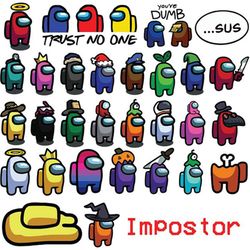 1500 files among us bundle svg , among us