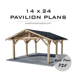 Diy 14 x 24 gable pavilion plans pdf. Carport pdf plans. Wooden outdoor pavilion gazebo plans pdf. Diy backyard pergola