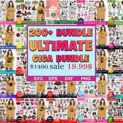 200 ultimate giga bundle - mega svg bundle - big bundle svg ver 2
