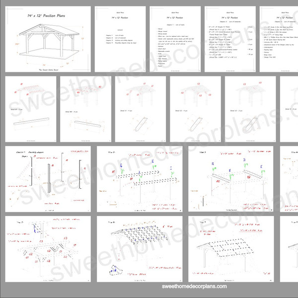 Diy 14 x 12 gable pavilion plans in pdf-3.jpg