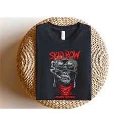 Skid Row Monkey Business Rock n' Roll T Shirt, Rock n' Roll Shirt, Old School Rock Shirt, Vintage T Shirt, Rock Music Sh