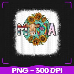 mama cow print sunflower for mother's day png, cow lovers png, mama cow png, mama sunflowe png, sublimation, png files