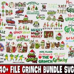 40 file grinch bundle svg