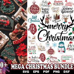 2000 mega christmas bundle svg, christmas svg, merry christmas svg, christmas cut files, xmas svg