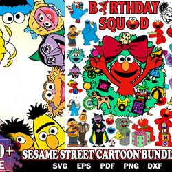 1000 sesame street cartoon bundle svg, christmas svg, christmas clipart, sesame street svg, christmas sesame svg, christ