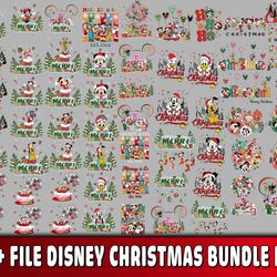 60 file disney christmas bundle png