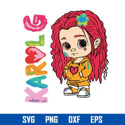 baby karol g svg, karol svg, bichota svg, png, dxf, eps digital file