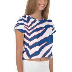 buffalo scoutiez cropped tee / zebra inspired / love scout designs  / bills  / buffalo  /  gear