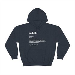 unisex buffalo bills hoodie, go bills hooded sweatshirt, bills mafia sweatshirt buffalo bills fan gift, bills gift for h