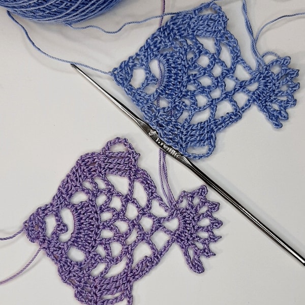Easy crochet fish pattern, marine appliques, crochet sea ani - Inspire ...