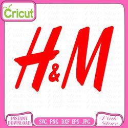 hm logo svg, brand logo svg, logo svg, fashion brand svg, logo fashion svg, svg, cricut, svg files, digital download
