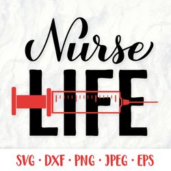 Nurse life SVG. Nurses quote. Nurse saying. Gift for nurse
