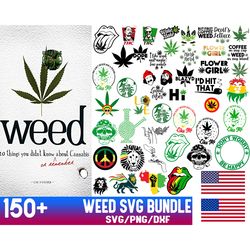 150 files weed svg bundle