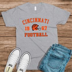 Bengals Football T-Shirt, Cincinnati Shirt, Cool Bengals Football Shirt, Perfect Gifts for Bengals Fans 1622