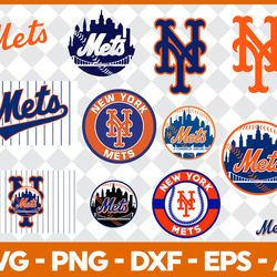 new york mets bundle svg, sport svg, mlb svg, mlb baseball svg, mlb bundle svg file cut digital download